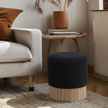Load image into Gallery viewer, Veranda - Ottoman / Stool With Natural Base

