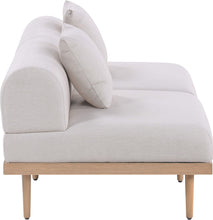 Load image into Gallery viewer, Laguna - 2 Piece Resilient Water Resistant Fabric 71" Outdoor Patio Armless Modular Loveseat
