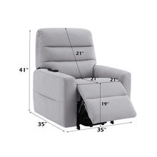 Load image into Gallery viewer, Freddie - Power Motion Recliner With Lift - Gray
