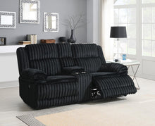 Load image into Gallery viewer, U112 - Corduroy Motion Loveseat - Black
