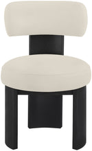 Load image into Gallery viewer, Atelier - Vegan Leather Upholstered Dining Chair (Set of 2) - Taupe / Painted Black
