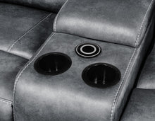 Load image into Gallery viewer, U121 - Motion Sofa With Dropdown Table - Gray
