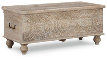 Load image into Gallery viewer, Fossil Ridge - Storage Bench - Beige
