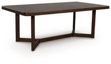Load image into Gallery viewer, Dilenno - Rectangular Dining Room Extension Table - Dark Brown
