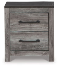 Load image into Gallery viewer, Bronyan - Two Drawer Night Stand - Dark Gray
