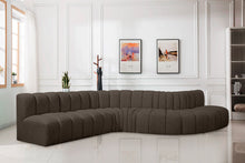 Load image into Gallery viewer, Arc - Boucle Fabric 7 Piece Modular Sofa

