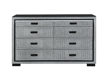 Load image into Gallery viewer, Isabella - 5 Piece Queen Bedroom Set (Queen Bed With LED, TV Lift, Bluetooth Speaker And Firpeplace Crystal) - Gray
