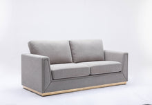 Load image into Gallery viewer, Valin - Linen Sofa For Living Room - Gray
