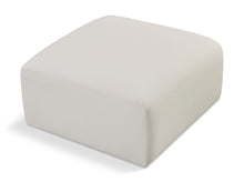 Load image into Gallery viewer, Arc - Faux Leather Ottoman
