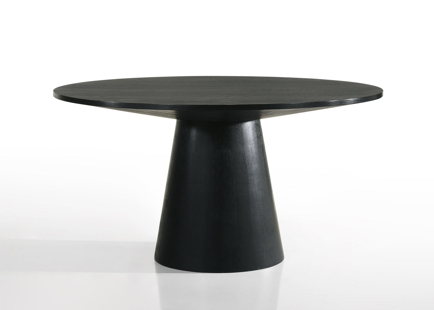 Jasper - Wide Round Dining Table - Black