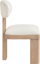 Load image into Gallery viewer, Timbra - Linen Textured Fabric Upholstered Dining Chair (Set of 2) - Natural Base
