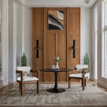 Load image into Gallery viewer, Sacha - Linen Dining Chair With Brown Base (Set of 2)
