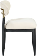 Load image into Gallery viewer, Riccio - Fabric Dining Side Chair (Set of 2) - Black And Gold Frame
