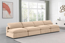 Load image into Gallery viewer, Comfy - Velvet Modular Armless Sofa 4 Seats
