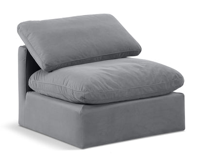 Indulge - Velvet Armless Chair
