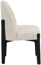 Load image into Gallery viewer, Torino - Upholstered Dining Chair With Brushed Black Base (Set of 2)
