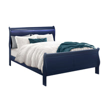 Load image into Gallery viewer, Charlston - Modern Sleigh Design Bed With LED
