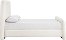 Load image into Gallery viewer, Fira - Linen Textured Fabric Upholstered Bed

