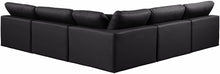 Load image into Gallery viewer, Comfy - 5 Piece Faux Leather Modular Corner Armless Sectional
