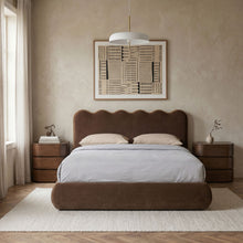 Load image into Gallery viewer, Tempo - Velvet Upholstered Bed

