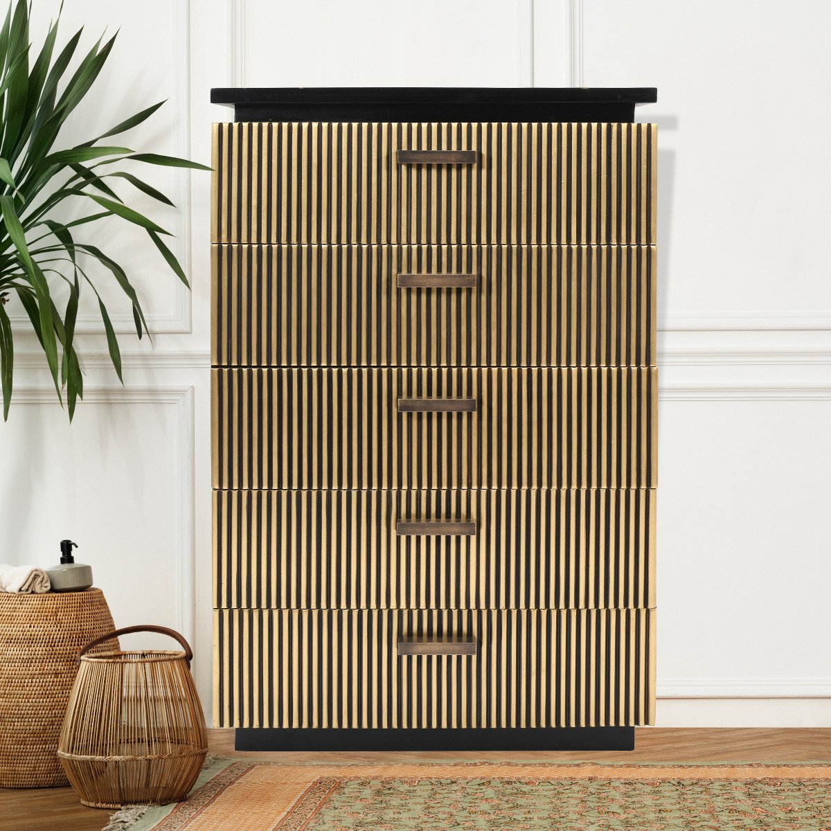 Galaxy Home Allure Chest in Black