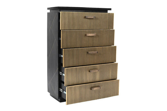 Galaxy Home Allure Chest in Black