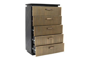 Galaxy Home Allure Chest in Black - Ego Home Furniture