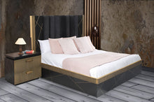 Load image into Gallery viewer, Galaxy Home Allure Queen Bed in Black
