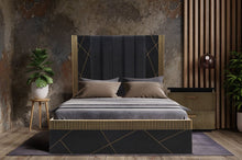 Load image into Gallery viewer, Galaxy Home Allure Queen Bed in Black
