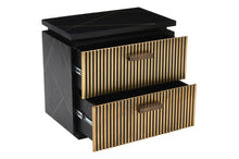 Load image into Gallery viewer, Galaxy Home Allure Nightstand Black - Ego Home Furniture

