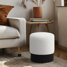Load image into Gallery viewer, Veranda - Ottoman / Stool With Black Base
