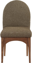 Load image into Gallery viewer, Waldorf - Boucle Dining Side Chair With Brown Legs
