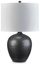 Load image into Gallery viewer, Ladstow - Ceramic Table Lamp  - Black
