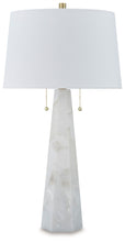 Load image into Gallery viewer, Laurellen - Alabaster Table Lamp - White
