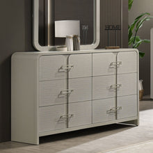 Load image into Gallery viewer, Aria - 6 Drawer Dresser - Beige
