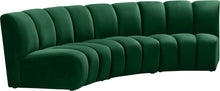 Load image into Gallery viewer, Infinity - 3 Piece Velvet Modular Sectional
