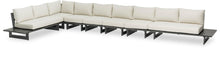 Load image into Gallery viewer, Maldives - 7 Piece Water Resistant Outdoor Patio Modular Sectional With Gray Base
