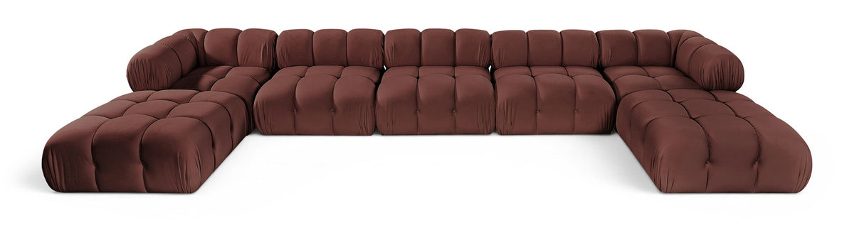 Orin - 7 Piece Modular Sectional (3 Modular Chairs, 2 Corner Chairs & 2 Ottomans)