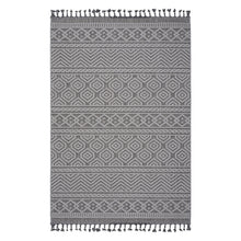Load image into Gallery viewer, Guros - 8' X 10' Geometric Indoor / Outdoor Area Rug - Gray / White
