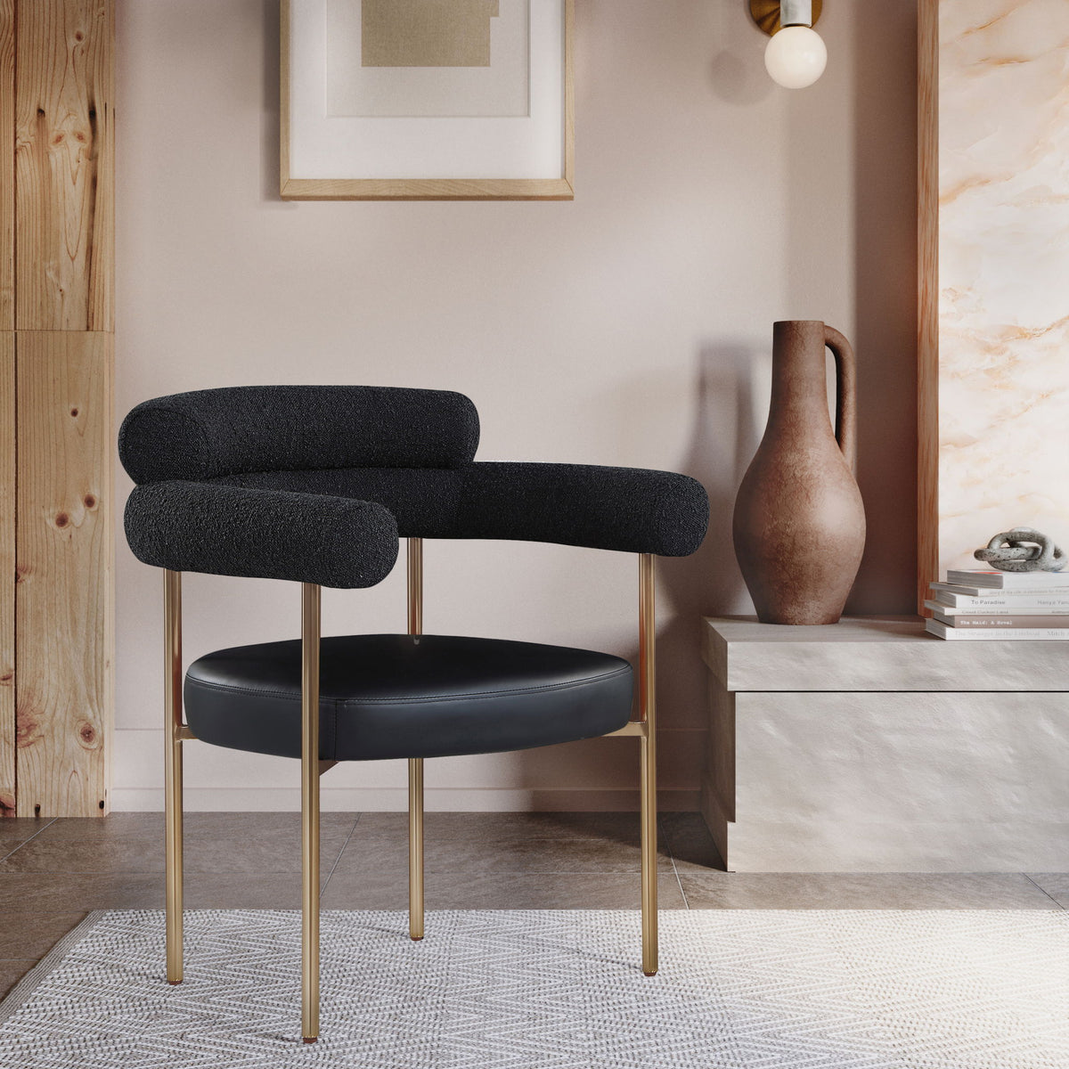 Blake - Dining Chair With Bronze Legs (Set of 2)