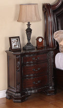 Load image into Gallery viewer, Crown Mark Furniture Sheffield Nightstand in Dark Cherry
