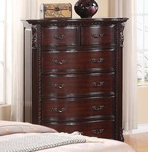 Load image into Gallery viewer, Crown Mark Furniture Sheffield 6-Drawer Chest in Dark Cherry
