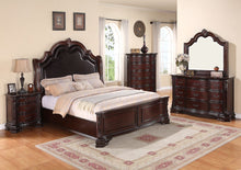 Load image into Gallery viewer, Crown Mark Furniture Sheffield Dresser Mirror in Dark Cherry
