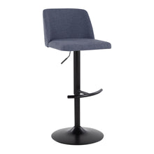 Load image into Gallery viewer, Toriano - Contemporary Adjustable Bar Stool With Rounded T Footrest (Set of 2)

