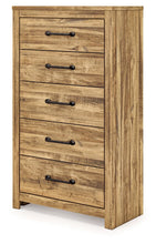 Load image into Gallery viewer, Maystonna - Five Drawer Chest - Brown
