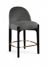 Load image into Gallery viewer, Torino - Counter Stool With Brushed Black Base
