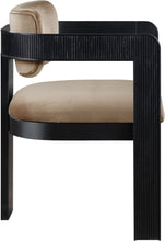 Load image into Gallery viewer, Sacha - Velvet Dining Chair With Black Base (Set of 2)
