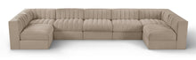 Load image into Gallery viewer, Rummi - Velvet Performance Fabric Upholstered 7 Piece Modular Sectional (With 2 Corner Chairs)
