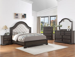 Crown Mark Furniture Duke Chest in Dark Brown