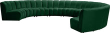Load image into Gallery viewer, Infinity - 9 Piece Velvet Modular Sectional
